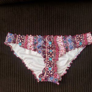 Shade & Shore Ruffle Cheeky Bikini Bottoms